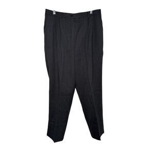 Harve Benard gray worsted wool trouser dress pants womens 16W career office work